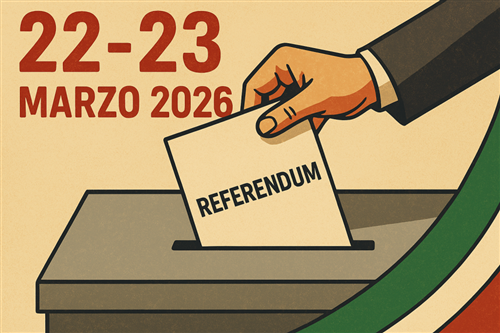 Referendum confermativi 22 - 23 Marzo 2026
